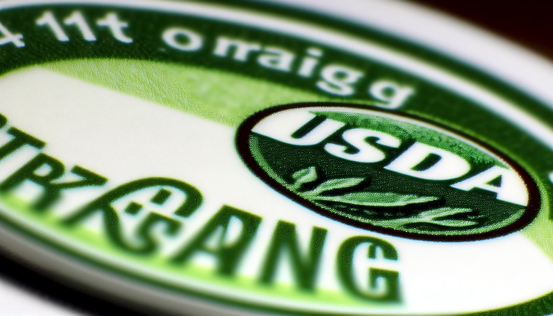 USDA Organic Seal close-up